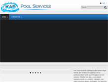 Tablet Screenshot of kadpoolservices.com